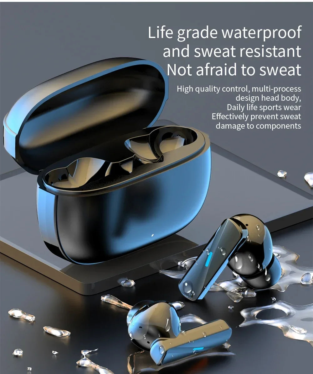 Earbuds True Wireless Earphone Noise Cancelling Update Bluetooth 5.3 Headset HD Music Headphone In-Ear Handsfree With Mic